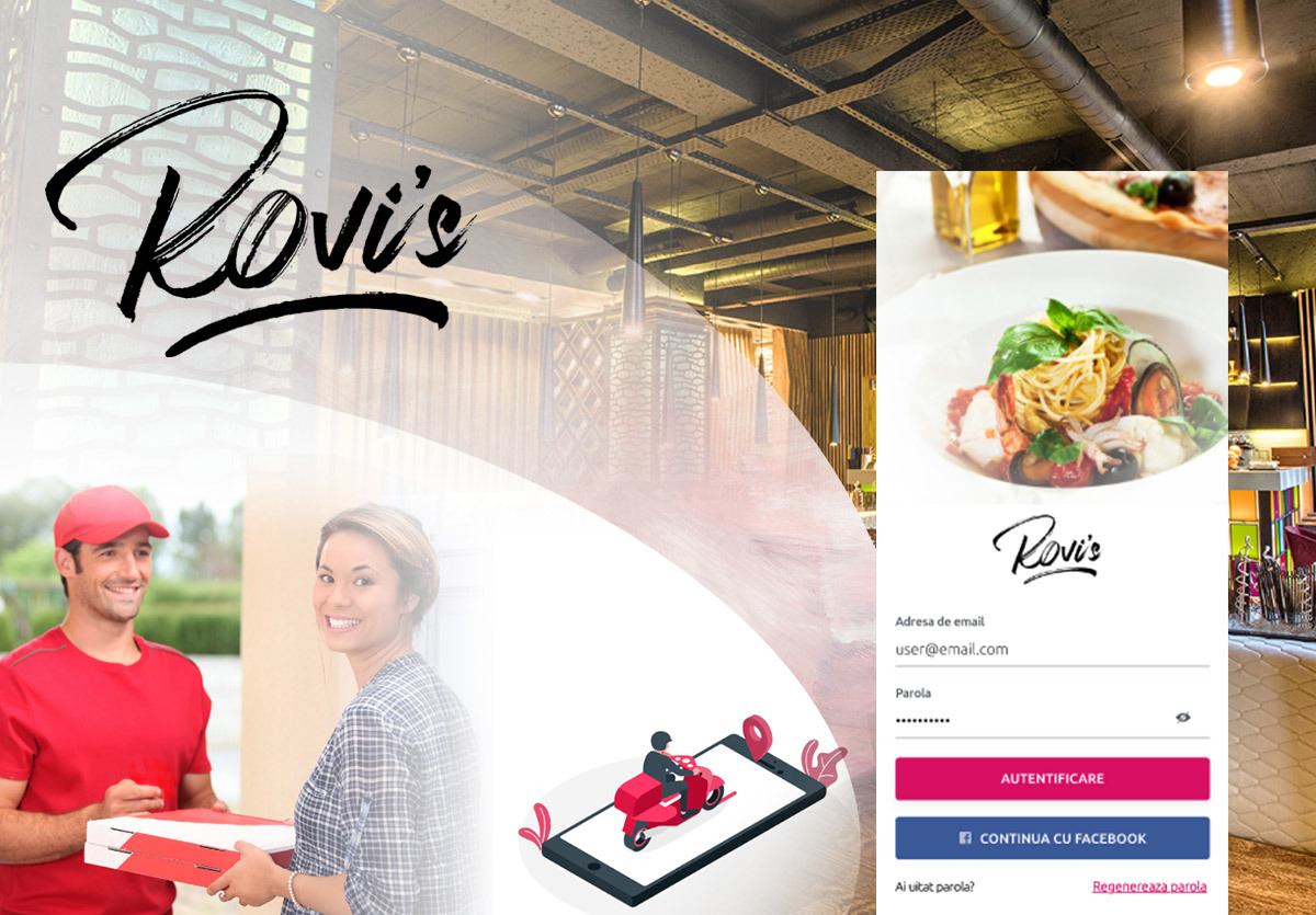 Rovi`s Delivery - Mobile App for restaurants with food delivery at home